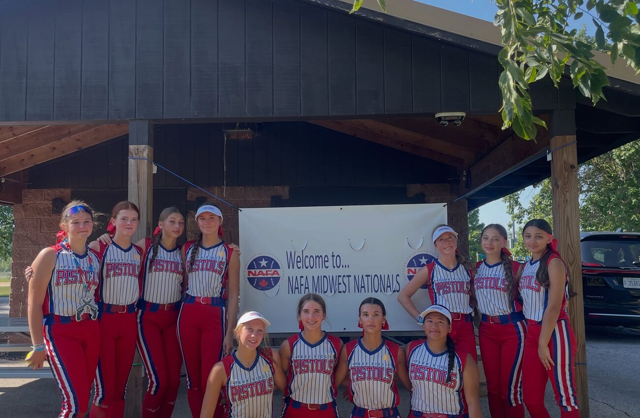 A Park Ridge Pistols team at the NAFA Midwest Nationals