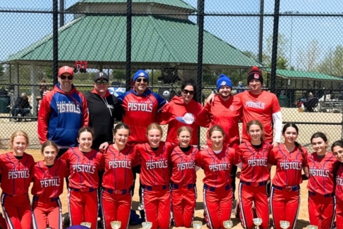 Park Ridge Pistols 12U Black with their trophies